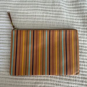 Madewell genuine leather clutch purse